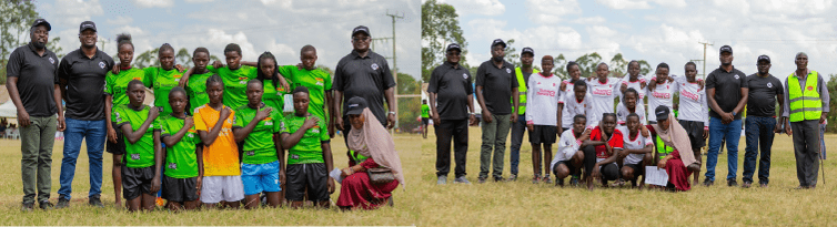 HUMPHREY MUCHUMA GAMES girls team first match; spoerts empowerment