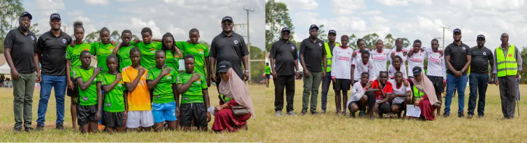 HUMPHREY MUCHUMA GAMES girls team first match; spoerts empowerment